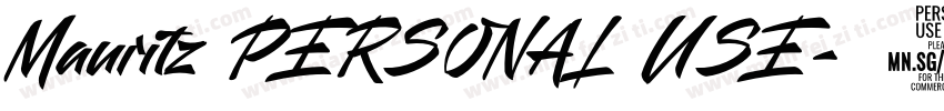 Mauritz PERSONAL USE字体转换